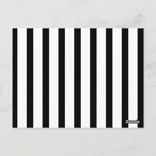 Moderne vertraging van onze datum uitgesteld zwart briefkaart (Achterkant)