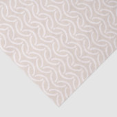 Moderne Vervormde Ketting Oatmeal Tissuepapier (Detail)
