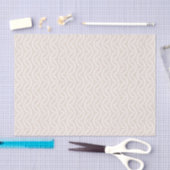 Moderne Vervormde Ketting Oatmeal Tissuepapier (Craft)