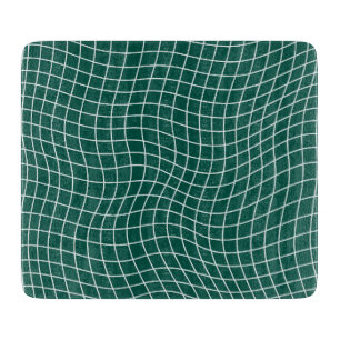 Moderne Vervormde Raster Minimalistische Vloeiba Snijplank