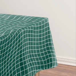 Moderne Vervormde Raster | Minimalistische Vloeiba Tafelkleed