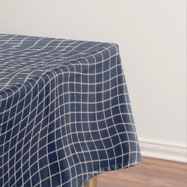 Moderne Vervormde Raster | Minimalistische Vloeiba Tafelkleed