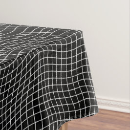 Moderne Vervormde Raster | Minimalistische Vloeiba Tafelkleed