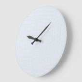 Moderne Vervormde Raster | Minimalistische vloeien Grote Klok (Hoek)