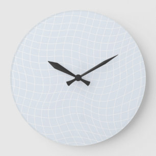Moderne Vervormde Raster Minimalistische vloeien Grote Klok