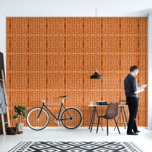 Moderne verweven minimalistische buizen 3 behang