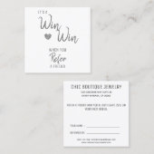 Moderne Verwijs een Kaart van de Verwijzing van de (Voorkant / Achterkant)