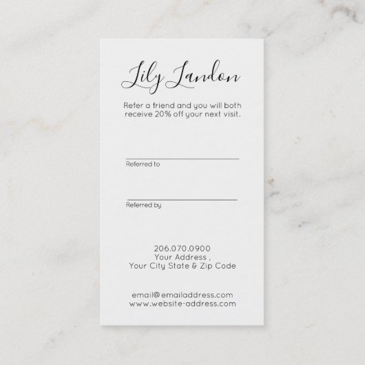 Moderne verwijzing in zwart-wit (Achterkant)