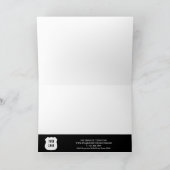 Moderne verwijzing naar zakelijke Logo Bedankkaart (Binnen)