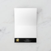 Moderne verwijzing onroerend goed realtor bedankkaart (Binnen)