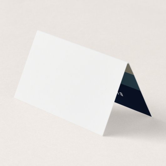 Moderne verwijzingskaart visitekaartje (Achterkant)