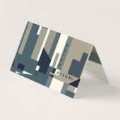 Moderne verwijzingskaart visitekaartje (Voorkant)