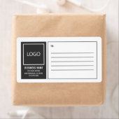 Moderne verzending van Logo via business Square Etiket (Insitu)