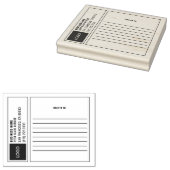 Moderne verzending van Logo via business Square Rubberstempel (Gestempeld)