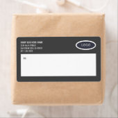 Moderne verzendlabels voor zakelijke Logo Etiket (Insitu)