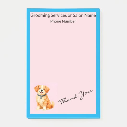 Moderne Verzorging Honden Persoonlijke Collectie Post-it® Notes (Voorkant)