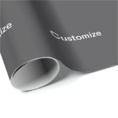 Moderne vet bewerkbare naam, bedrijf of merk enz. cadeaupapier (Rol Hoek)