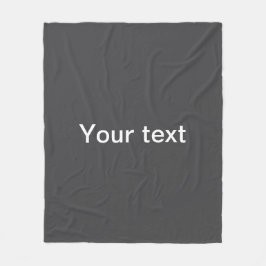 Moderne vet bewerkbare naam, bedrijf of merk enz. fleece deken