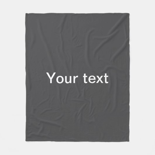 Moderne vet bewerkbare naam, bedrijf of merk enz. fleece deken (Voorkant)