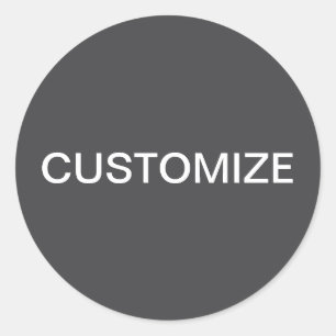 Moderne vet bewerkbare naam, bedrijf of merk enz. ronde sticker
