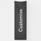 Moderne vet bewerkbare naam, bedrijf of merk enz. spandoek (Verticaal)