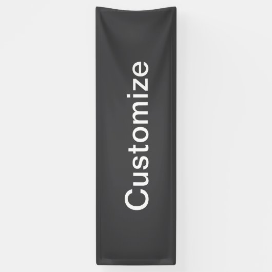 Moderne vet bewerkbare naam, bedrijf of merk enz. spandoek (Verticaal)