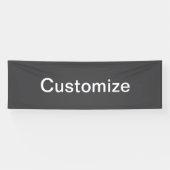 Moderne vet bewerkbare naam, bedrijf of merk enz. spandoek (Horizontaal)