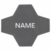 Moderne vet bewerkbare naam, bedrijf of merk enz. voetbal (Enkel)