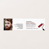 Moderne Vet, Schilder & Decorator Foto Visitekaartje (Binnenkant ongevouwen)