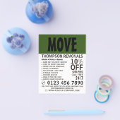 Moderne Vet, verwijderend Bedrijf Adverteren Flyer (Enkel)