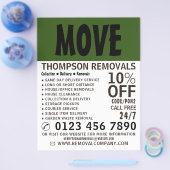 Moderne Vet, verwijderend Bedrijf Adverteren Flyer (Enkel)