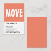 Moderne Vet, verwijderend Bedrijf Visitekaartje (Voorkant / Achterkant)