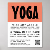 Moderne Vet, Yoga Class Adverteren Poster (Voorkant)