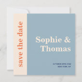 Moderne Vetgedrukte Typografie Trouw Save the Date (Voorkant)