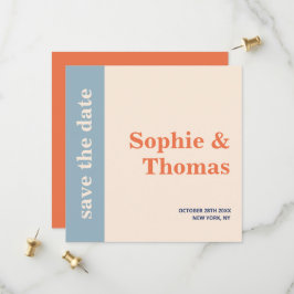 Moderne Vetgedrukte Typografie Trouw Save the Date