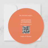 Moderne Vetgedrukte Typografie Trouw Save the Date (Achterkant)