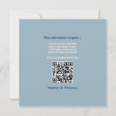 Moderne Vetgedrukte Typografie Trouw Save the Date (Achterkant)