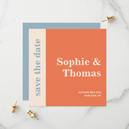 Moderne Vetgedrukte Typografie Trouw Save the Date