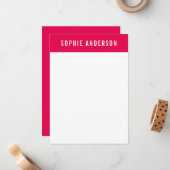 Moderne Vetnaam met bewerkbare koptekst Notitiekaartje (Voorkant / Achterkant in situ)