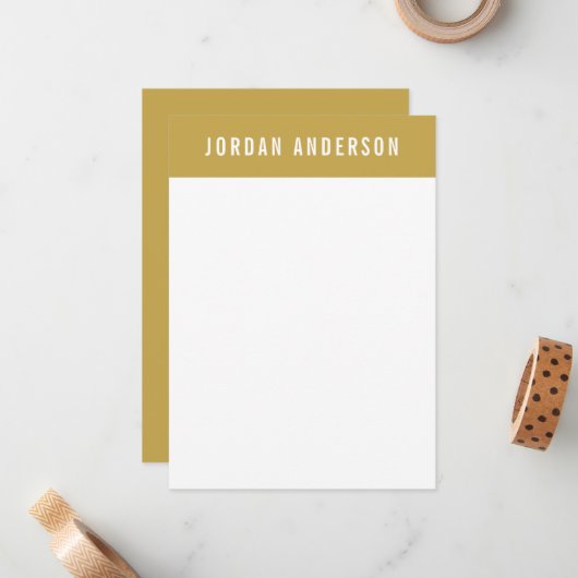 Moderne Vetnaam met bewerkbare koptekst Notitiekaartje (Voorkant / Achterkant in situ)