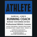 Moderne, vette, Athletics Lesson Advert Flyer<br><div class="desc">Moderne,  vette,  atletiekles Adverteren brochures door de Visitekaartje winkel.</div>