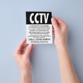 Moderne Vette, CCTV Security Adverteren brochure (Hand)