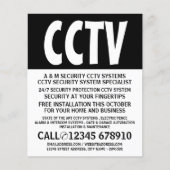 Moderne Vette, CCTV Security Adverteren brochure (Voorkant)