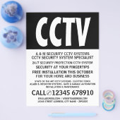 Moderne Vette, CCTV Security Adverteren brochure (Enkel)