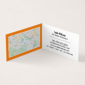 Moderne vette, Juisbar, Gedetailleerd Visitekaartje (Binnen)