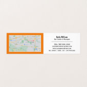 Moderne vette, Juisbar, Gedetailleerd Visitekaartje (Binnenkant ongevouwen)