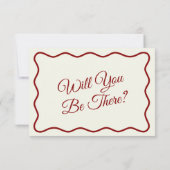 Moderne Vette Kleurrijke Retro Funky Unieke Bruilo RSVP Kaartje (Achterkant)