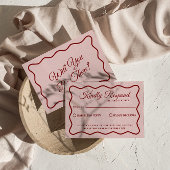 Moderne Vette Kleurrijke Retro Funky Unieke Bruilo RSVP Kaartje