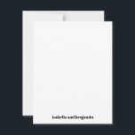 Moderne Vette Namen op Bodem Witte Verticale Bruil Bedankkaart<br><div class="desc">Moderne Vette Namen op Bodem Wit Verticaal Huwelijk Dank u Kaart</div>