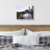 Moderne Vette Typografie Aangepaste Koppel Foto Canvas Afdruk (Insitu (Slaapkamer))